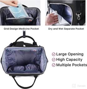 img 1 attached to BesyPro Diaper Backpack Changing Stroller Diapering best - Diaper Bags