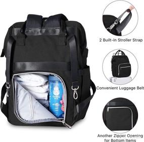 img 3 attached to BesyPro Diaper Backpack Changing Stroller Diapering best - Diaper Bags