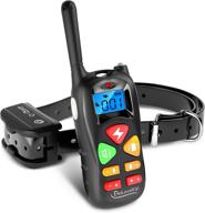 🐾 dog training shock collar - remote control electric collar 1000 ft range - rechargeable & upgraded ip67 waterproof collar for large, medium, small dogs - 3 training modes included logo