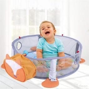 img 1 attached to 👶 WYSWYG Baby Play Mat & Kick Piano Gym: Interactive Activity Center for Infants and Toddlers (0-6-12 Months)