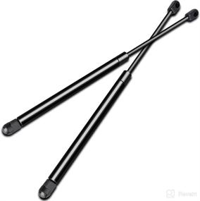 img 4 attached to Rear Window Glass Lift Supports Struts Shocks for 2002-2007 Jeep Liberty - Set of 2 by ECCPP