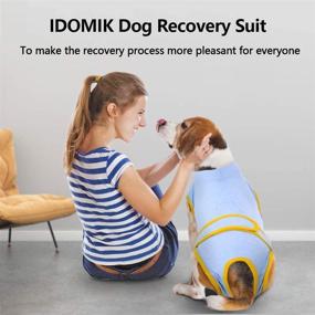 img 2 attached to IDOMIK Pet Recovery Suit: идеальное решение для послеоперационного ухода за собаками и кошками