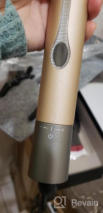 img 1 attached to NITION Hot Hair Straightening Brush With Argan Oil And Tourmaline For Fast Styling And Anti-Scald Protection - Up To 450°F (LCD Display With 6 Temperatures) review by Matthew Davenport