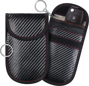 img 4 attached to Faraday Key Fob Protector: Secure Your Car with Anti-Hacking Signal Blocker