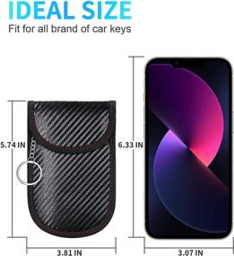 img 1 attached to Faraday Key Fob Protector: Secure Your Car with Anti-Hacking Signal Blocker