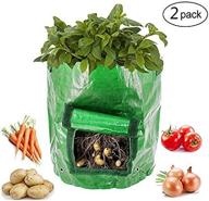 2 pack 10 gallon potato grow bag for growing carrots, onions & potatoes - kyerivs garden vegetable planter bags. logo