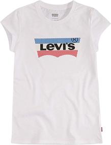 img 1 attached to Levis Little Batwing T Shirt Metallic - Girls' Tops, Tees & Blouses