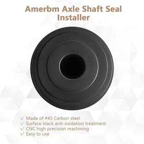 img 1 attached to 🔧 Amerbm Axle Shaft Seal Installer 6695 for 1998-2004 F0RD F-250 F-350 F-450 F-550 Excursion 4X4: Effective Wheel Knuckle Vacuum Seal Tool