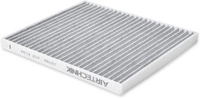 img 2 attached to 🚗 AirTechnik CF10709 Replacement Cabin Air Filter with Activated Carbon for KIA Forte 5/Koup, Rio, Rio5, Rondo, Sportage/Hyundai Accent, Genesis Coupe, Tuscon, Velostor