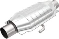 🚗 magnaflow 334016 universal catalytic converter 2.5in inlet/outlet diameter, 16in length - ca legal carb compliant stainless steel replacement (no o2 sensor) logo