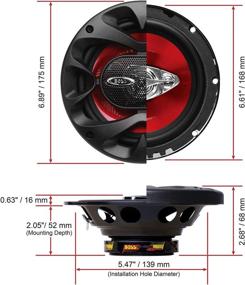 img 1 attached to BOSS Audio Systems CH6530 Chaos Series Car Speakers – 6.5 Inch, 300W Max Power, 3-Way, Full Range Audio, Tweeters, Coaxial – Pair