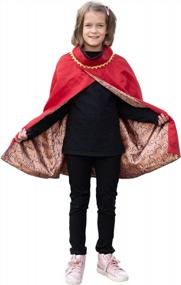 img 4 attached to Empower Your Little Girl With ComfyCamper Princess Dragon Warrior Costume Cape