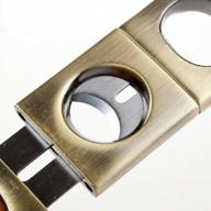 гильотинный резак для сигар с двойным лезвием из нержавеющей стали с лезвием max cut 23 мм - mr.bofly cigar логотип