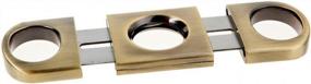 img 2 attached to Stainless Steel Double Blade Cigar Guillotine Cutter With 23Mm Max Cut Blade - Mr.BoFly Cigar