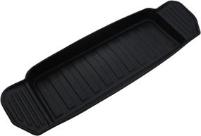 img 3 attached to 🔒 AOSKonology All-Weather Front Trunk Mat for Mach-E 2021 - Rubber Cargo Liner Accessories (No Divisor Included)