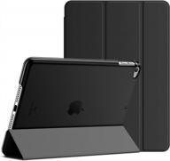 📱 jetech black ipad mini 5 case (2019 model 5th generation) with smart cover, auto sleep/wake logo