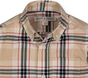 img 3 attached to 👕 Hop Henry Gingham Poplin Button Boys' Tops, Tees & Shirts: Stylish and Quality Clothing for Kids