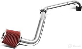 img 4 attached to 🔴 Red Cold Air Intake System for 96-00 Honda Civic CX/DX/LX by DNA Motoring ITK-0015-RD