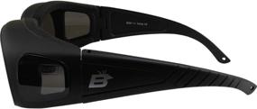 img 1 attached to Birdz Swallow Padded Motorcycle Glasses Motorcycle & Powersports ~ Protective Gear
