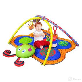 img 4 attached to 👶 Rivpabo Baby Play Mat: A Thick & Stimulating Activity Center for Newborns & Infants