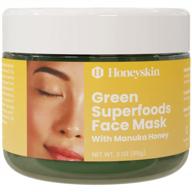 organic green superfood moisturizing face mask - hydrating face mask for sensitive skin - vegan face mask - deep pore cleanser - natural skin mask with aloe vera, kaolin, and bentonite clay mask 3oz logo