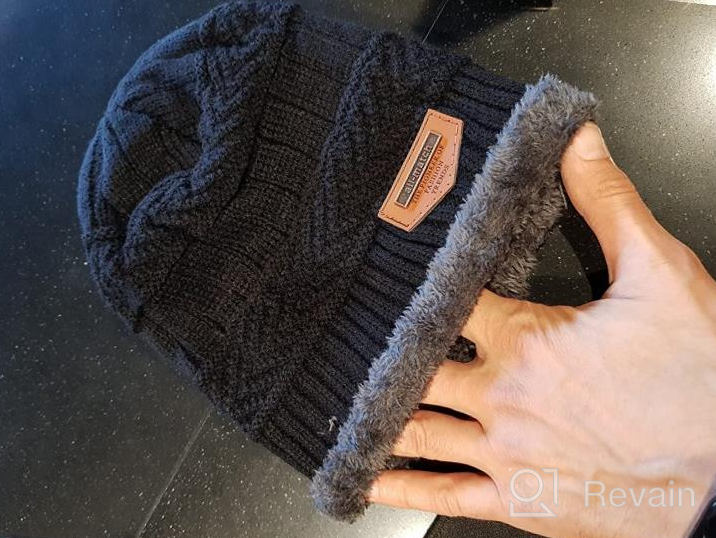 img 1 attached to 🧢 Stay Warm in Style: Wilker Winter Beanie Screen Mittens for Boys' Winter Accessories review by Justin Boisvert