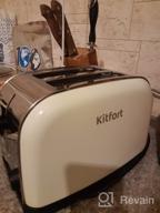 img 1 attached to Toaster Kitfort KT-2014-2, beige review by Anastazja Klementyna ᠌