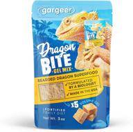 🦎 gargeer 3oz bearded dragon food: a premium usa-made gel diet for juveniles and adults logo