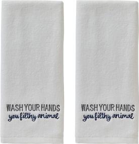 img 4 attached to SKL Home Towel 2 Pack White
