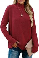 stay warm and on trend with saodimallsu's oversized turtleneck sweaters logo
