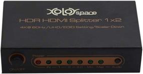 img 2 attached to Наслаждайтесь потоковым видео высокого качества с XOLORspace 1X2 HDMI Splitter - 4K 60HZ YCbCr 4:4:4 8 Bit HDR Pass Through