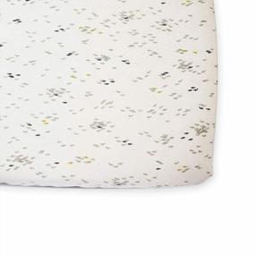 img 1 attached to Multi-Colored Pehr Minnow Crib Sheet - Comfort & Style For Your Baby'S Nursery!