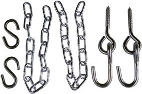 img 3 attached to Vivere CHAIN Hammock Hanging Kit, Grey