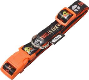 img 3 attached to Orange Mandalorian Dog Collar: Show Your Pet the Way with Star Wars