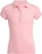 nautica school uniform sleeve placket girls' clothing ~ tops, tees & blouses logo