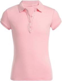 img 2 attached to Nautica School Uniform Sleeve Placket Girls' Clothing ~ Tops, Tees & Blouses