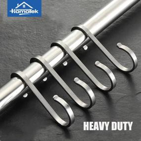 img 1 attached to 6 Pack Heavy Duty S Hooks - Grade Quality 304 Stainless Steel, Anti-Rust & Strong Clamps For Hanging Plants, Pot, Pan & Towels In Kitchen/Bathroom