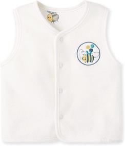 img 1 attached to 👶 Warm and Stylish pureborn Baby Toddler Vest: The Perfect Sleeveless Jacket for Spring and Winter Fashion! Sizes Available for Children 0-5 Years