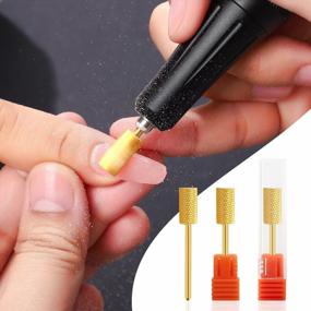 img 1 attached to Carbide Nail Drill Bit For Acrylic Gel Nail Polish Cuticle Removal - NMKL38