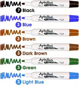 img 3 attached to 40 Pack Dry Erase Markers - 12 Assorted Colors + 7 Black - Thick Barrel Design For Writing On Whiteboards, Boards, Mirrors & Windows