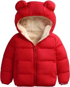 img 4 attached to Winter Toddler Thicken Lightweight Outerwear Apparel & Accessories Baby Boys best in Clothing