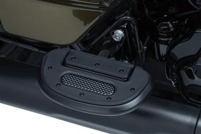 img 3 attached to Kuryakyn 7046 Heavy Industry Folding Boards: Motorcycle Foot Control Component - Satin Black, 1 Pair, for Driver or Passenger Floorboards