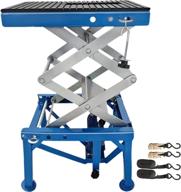 🏍️ vevor 300lbs motorcycle jack: hydraulic scissor lift stand for easy and portable motorcycle lifting logo