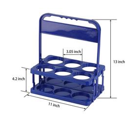 img 1 attached to 🍾 Folding Beverage Service Equipment: Efficient Storage & Transport for Instacart, Postmates & Restaurants