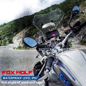 img 3 attached to 🚀 Next-Gen Motorcycle Navigation Bracket: GPS Mobile Phone Holder with Wireless Charging and Dual USB Ports for R1200GS/ADV, F800GS ADV, F700GS/ADV, R1250GS/ADV, CRF1000L, F850GS ADV, S1000XR, F900R