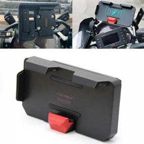 img 4 attached to 🚀 Next-Gen Motorcycle Navigation Bracket: GPS Mobile Phone Holder with Wireless Charging and Dual USB Ports for R1200GS/ADV, F800GS ADV, F700GS/ADV, R1250GS/ADV, CRF1000L, F850GS ADV, S1000XR, F900R