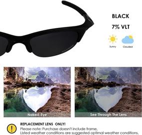 img 2 attached to BlazerBuck Anti Salt Polarized Replacement Lenses Men's Accessories : Sunglasses & Eyewear Accessories