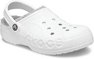 👟 crocs unisex lined slippers for women and men - mules & clogs logo