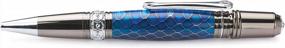 img 2 attached to WoodRiver Acrylic Honeycomb Pen Blank – Blue