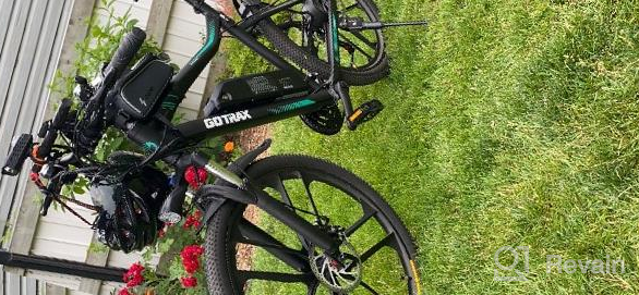 img 1 attached to 🚲 Gotrax Electric Bike 26" - Powerful 350W Motor, 20MPH Speed, 50 Mile Range - Shimano 21-Speed Commuter Electric BMX Bicycle for Travel and E-Bike Enthusiasts review by Pranav Osman